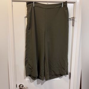 Madewell Olive Wide Leg Pants 2X